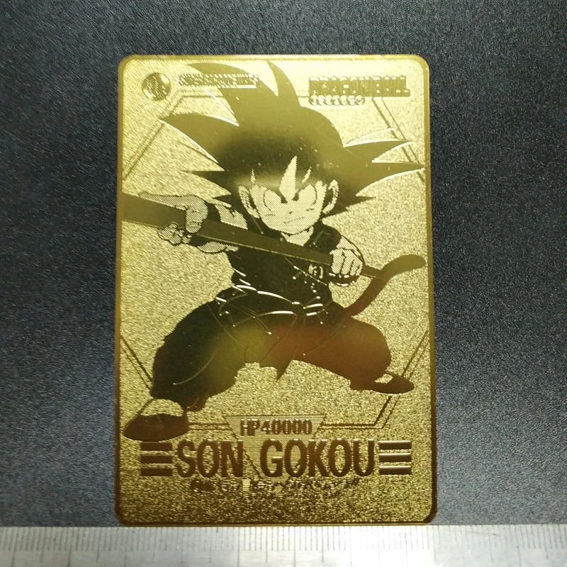 Dragon Ball карты супер металлическая карта ультра инстинкт Гоку джирен экшн игрушки Фигурки издание игры флэш карты коллекция карт - Цвет: 2-1