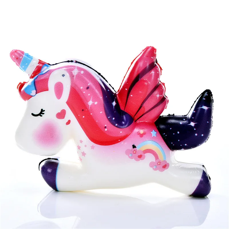 

Cute Unicorn Kawaii Squishy Slow Boost Cartoon Doll Cream Scented Tightening Decompression Toy Best Christmas Birthday Gift kid