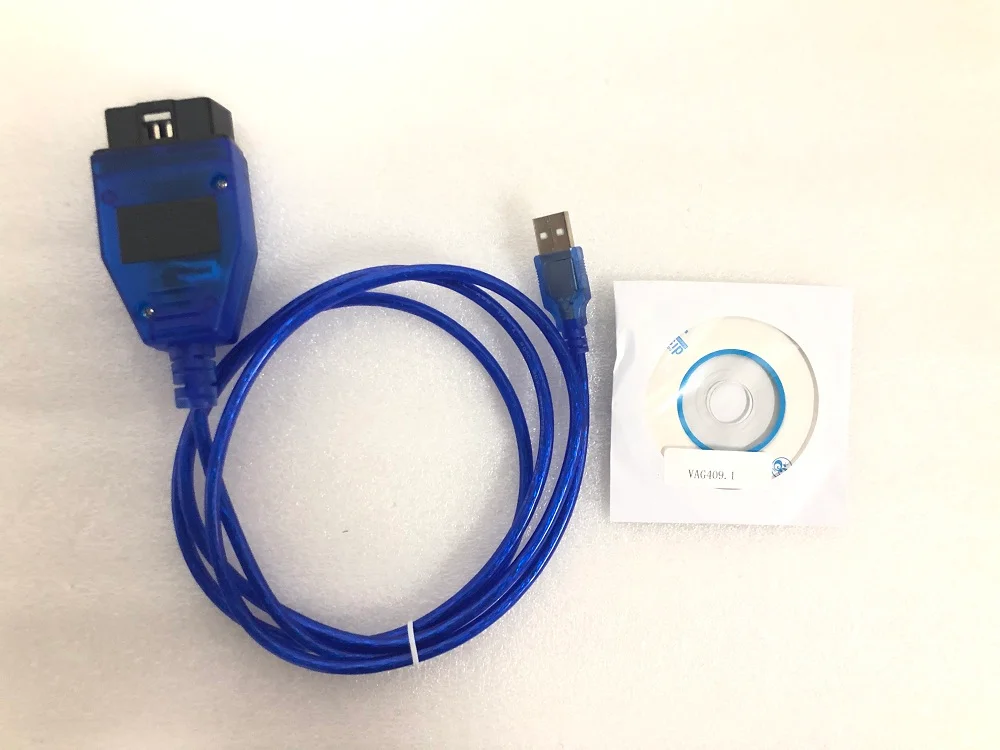 KKL 409 1 VAGCOM OBD2 II диагностический сканер для VAG COM Интерфейс USB кабель FT232RL|Кабели и