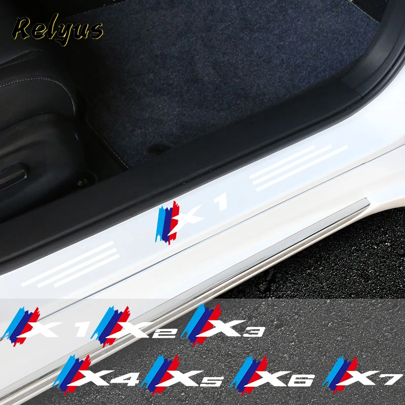 

Защитная пленка для порога для Bmw X1, X2, X3, X4, X5, X6, X7, F39, F25, E83, G01, G07, F26, G02, E84, F48, F15, G05, F16, порог машины
