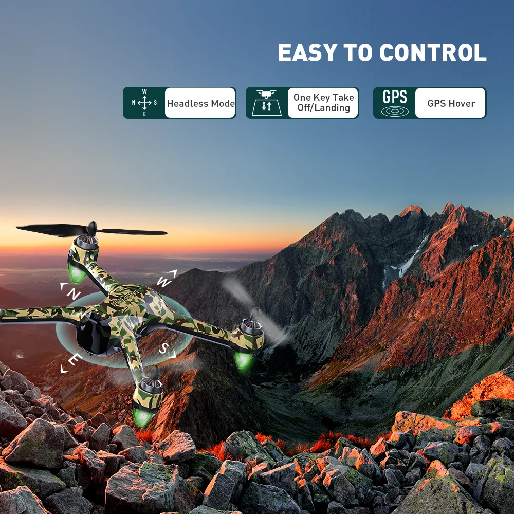 SNAPTAIN 4k profesional Камера Дрон 5G Wi Fi GPS HD FPV радиоуправляемая беспилотная камера высокое