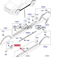 CAR is suitable for the corners of the aurora flare leaf board 2012-2021lan dro ve rra nge rov ere voq ue trim leaf corner corne