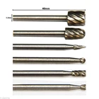 Набор фрез из быстрорежущей стали для мини-фрезы, 6 шт.