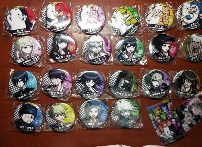 22 шт. аниме Danganronpa: Trigger Happy Havoc Pins значок косплея брошь Коллекционная булавка для