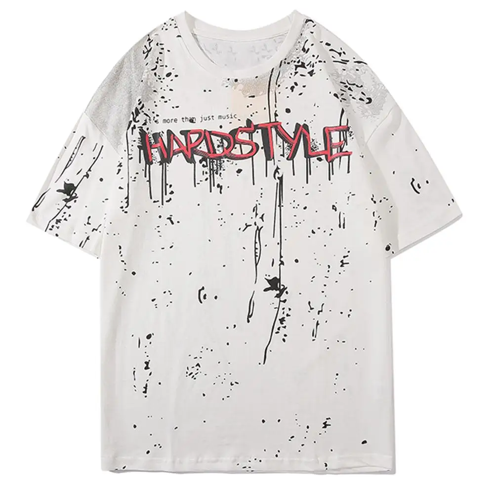 Aelfric Eden Graffiti Hip Hop T Shirt 2020SS Harajuku Streetwear Short Sleeve Casual Cotton Loose Shirts Male Summer Tops Tees | Мужская