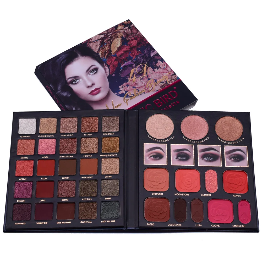 Тени для век макияж Палитра косметические тени Румяна Блеск губ Пудра матовый