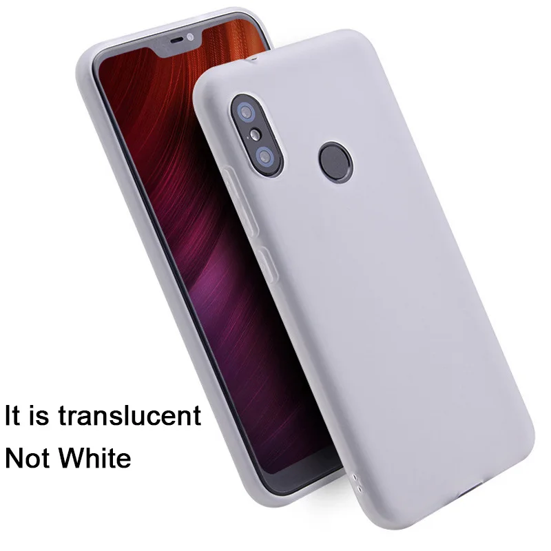 Translucent For Xiaomi Mi A2 Lite A1 A Knockproof Cases For Xiaomi Mi Mix 2 2s 3 Max 2 2S Note 3 Soft Silicon Back Cover Phone Case On Hull - Color: Translucent