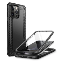 for iphone 13 pro max 6 7 inch 2021 release clayco xenon full body rugged dual layer bumper case with built in screen protector
