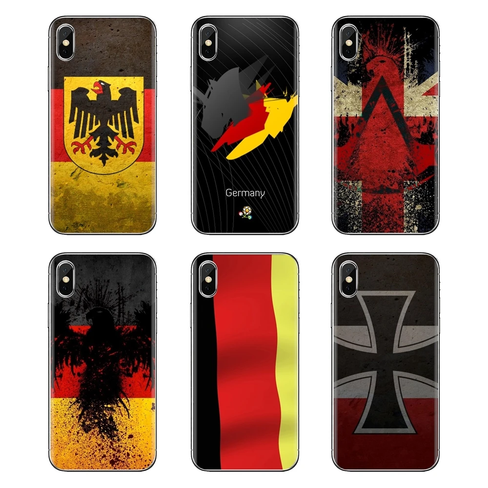 Германия обои с флагом чехол для сотового телефона huawei P Smart Y6 P8 P9 P10 Plus Nova P20 Lite Pro Mini