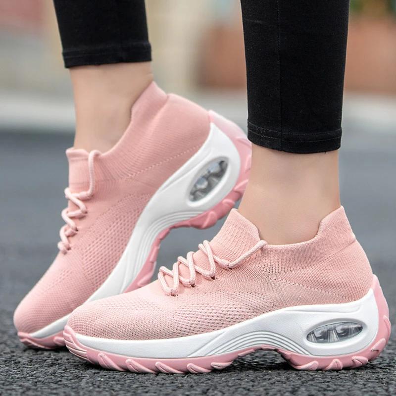 Tenis feminino/Осенняя женская обувь для тенниса новые дышащие кроссовки на платформе