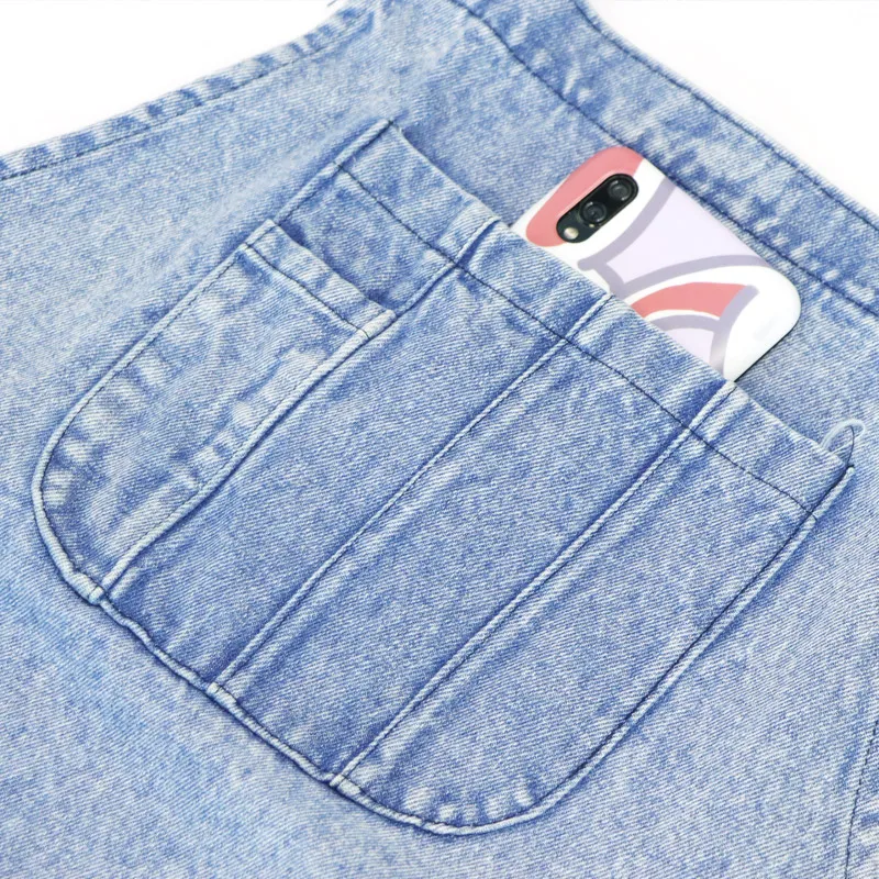 

Fashion Washed Denim Apron Barista Milk Tea Shop Baking Men and Women Work Clothes Barber Nail Art Custom Printing