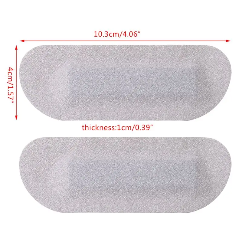 

1Pair Foot Care Imitation Leather Heel Protectors Pain Back Heel Pad
