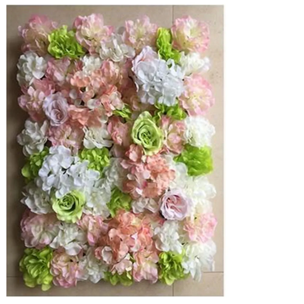10 шт./Лот 60x40 см романтическая искусственная Роза Гортензия цветок стена для
