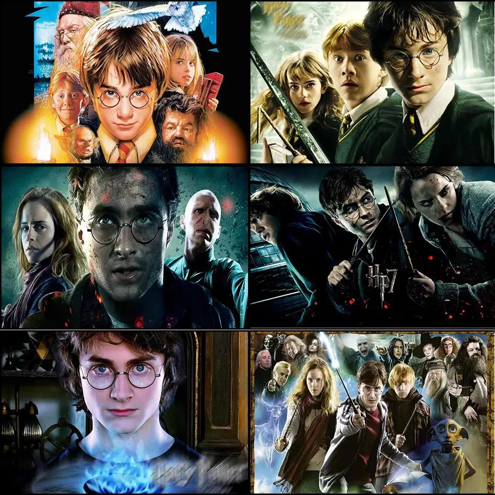 

Diamond Painting Super Wizards 5D DIY Mosaic SquareRound Art Film Portrait Wall Embroidery Hobby Kit Home Decoration