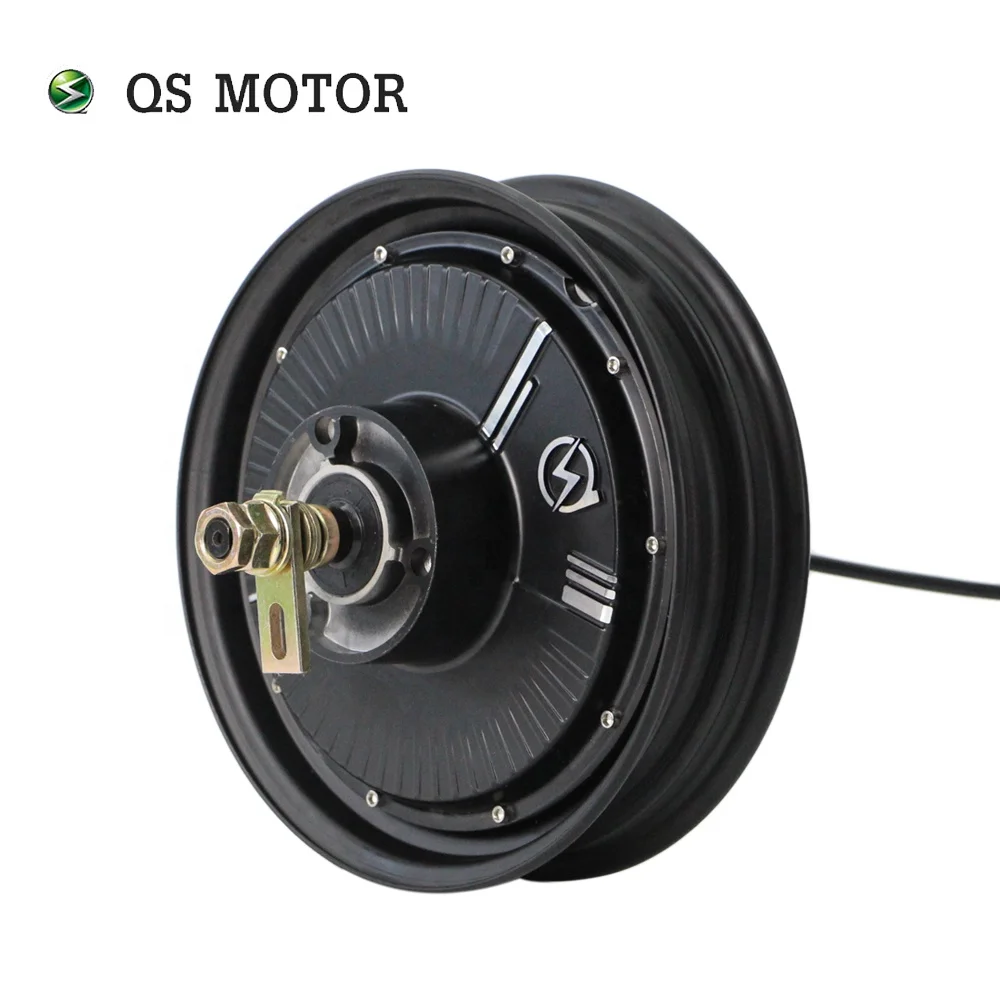 

QSMOTOR 10x2.15inch 2000W 48V 35kph BLDC Hub Motor with EM50SP controller motor kits for low speed Electric Scooter Tricycle