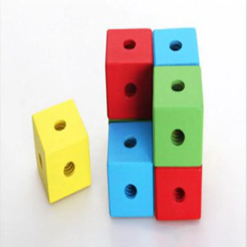 Игрушки Монтессори для малышей деревянная модель наборы сборки набор обучения