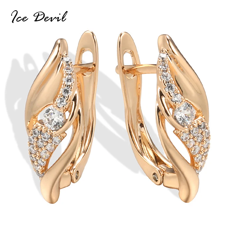 

KQ069 Fashion Exquisite Elegant Creative Street Snap Copper 4A Zircon Geometry Ear Stud Gift Party WOMEN'S Jewelry Earrings