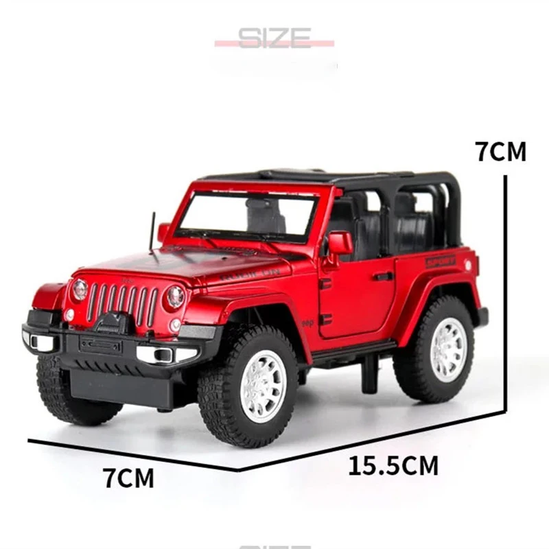 1:32 Jeep Wrangler Rubicon автомобиля игрушечные модели машин высокое моделирование