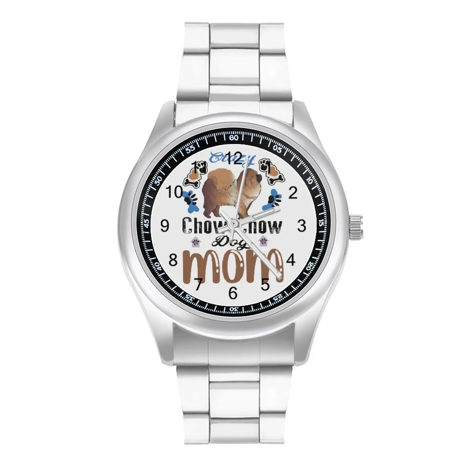 

Chow Chow Quartz Watch Design Cute Wrist Watch Steel Wholesale Office Lady Wristwatch