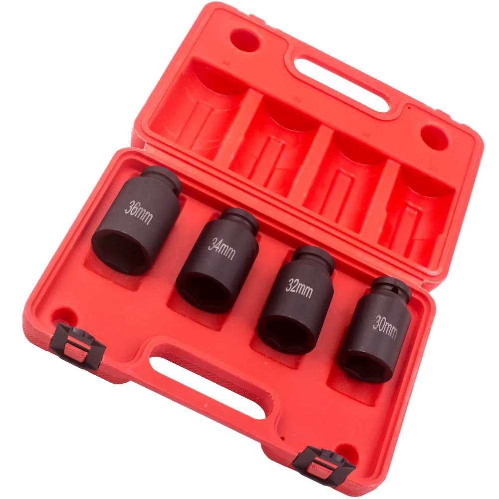 

Spindle Axle Nut Socket 6 Point 1/2" Drive Installer 30mm 32mm 34mm 36mm