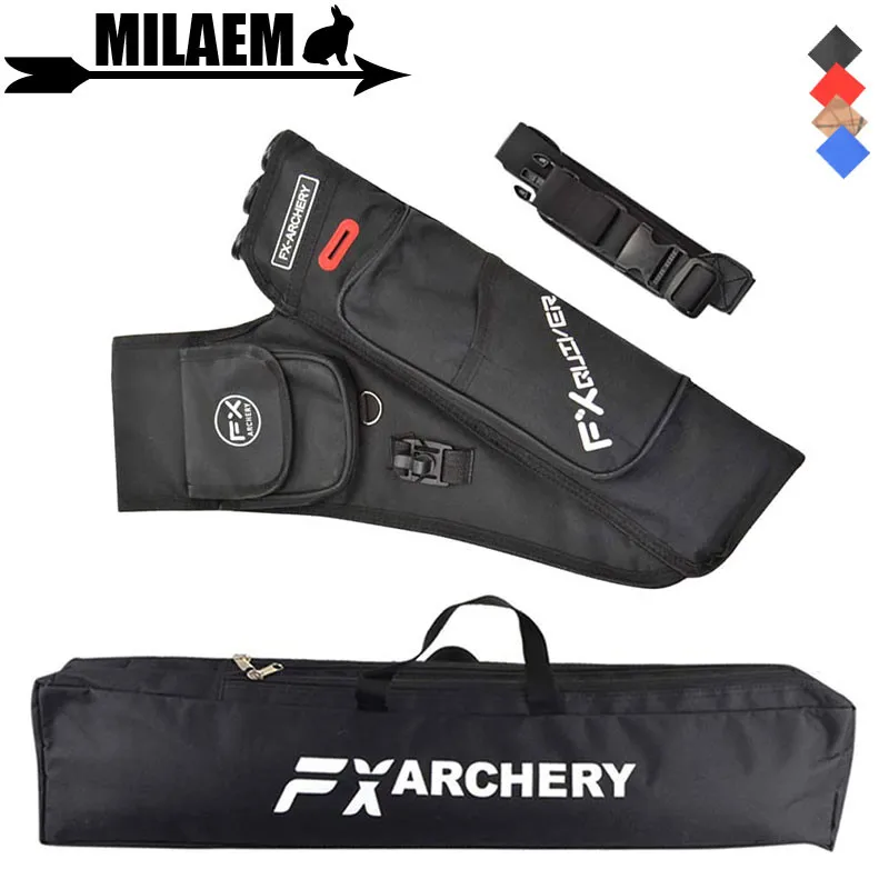 

Archery Recurve Bow Bag Bow Bag Bow Case Side Quiver 3-Tube Quiver Arrow Quiver Arrows Holder Hunting Bow Shooting Accessories