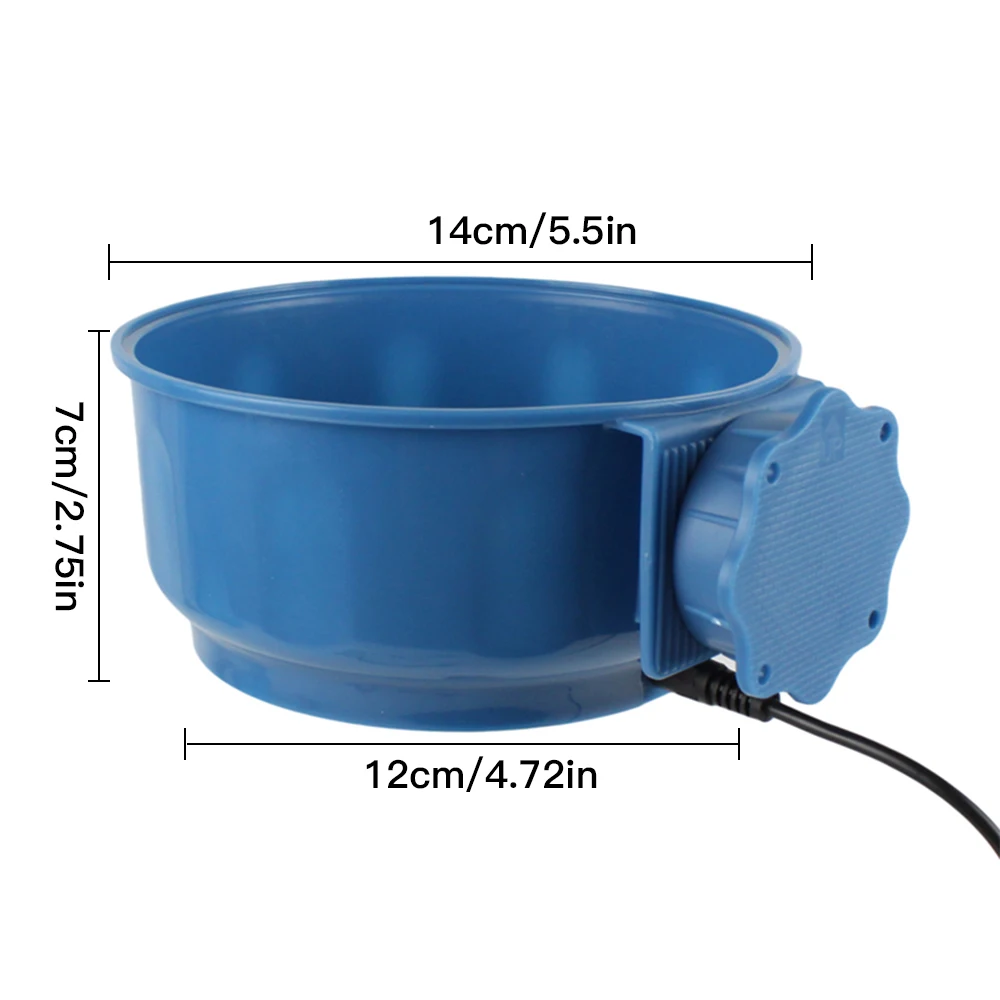 

USB Heated Pet Feed Bowls Convenient Automatic Thermostatic Water Bowl Pet Constant Temperature Heat Preservation Heating Bowl