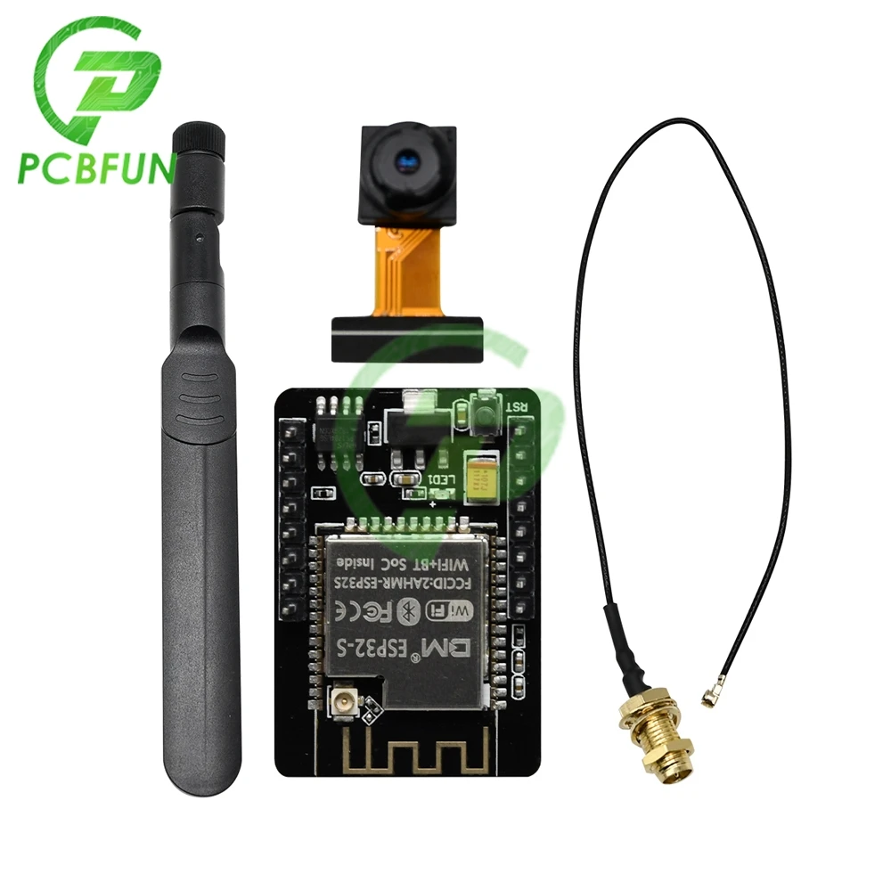 ESP32-CAM 5V WIFI Bluetooth макетная плата + OV2640 камера 2.0MP 8dBi двухдиапазонная антенна IPEX к RP-SMA