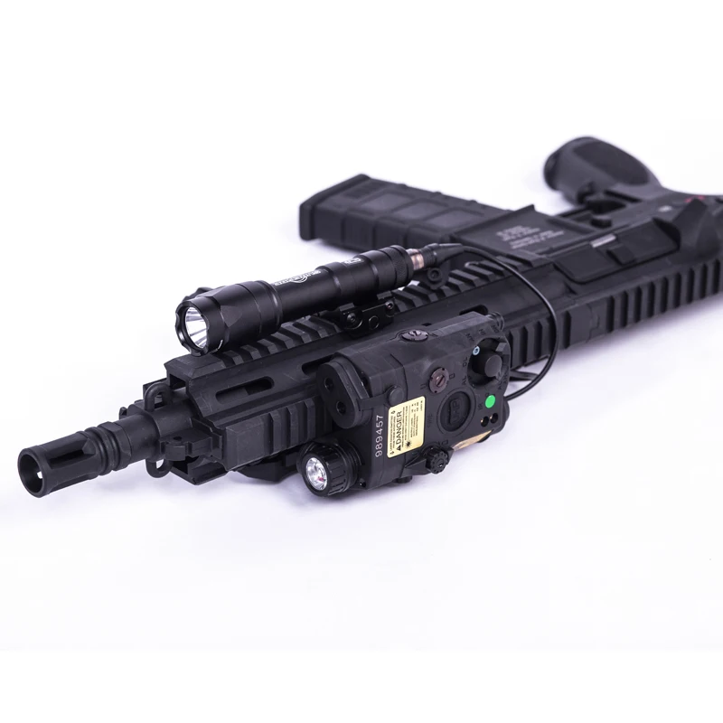 Новинка Тактический Airsoft вспышка светильник PEQ зеленый лазер LA 5C UHP ИК лазерный