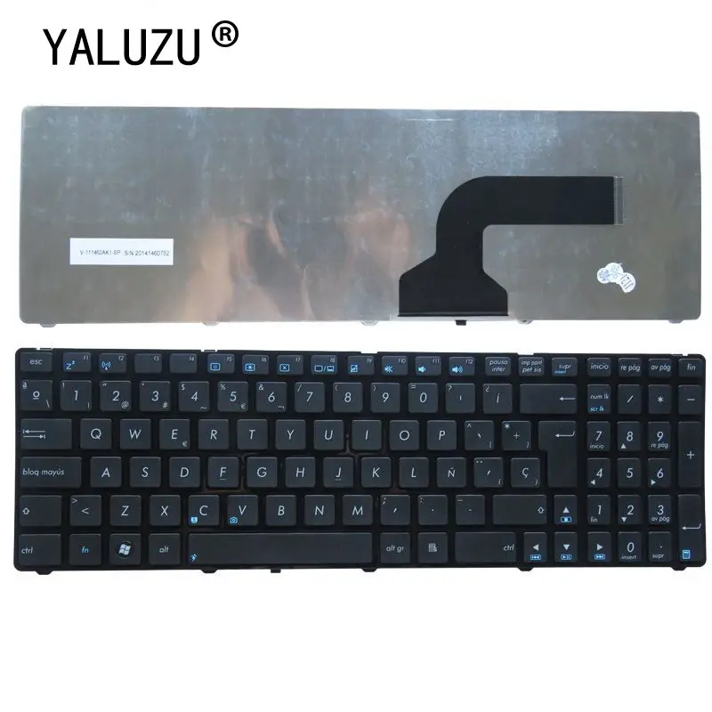 SP новая клавиатура для ноутбука ASUS X55U K73B NJ2 P52 P52F P52JC P53 P53E P53SJ W90 с испанской