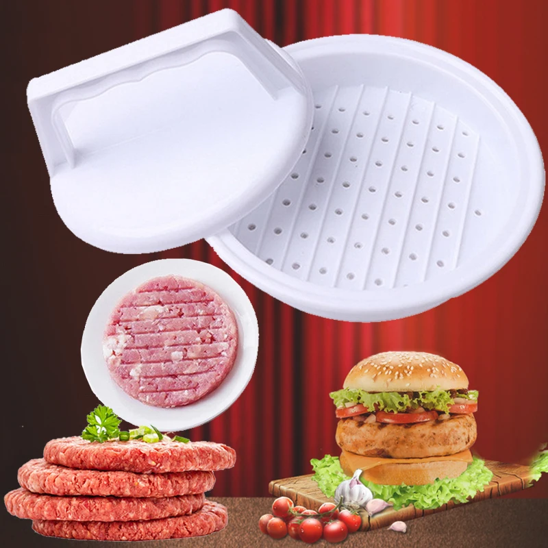 

Hamburger Press Mold Round Shape Meat Maker Mold Burger Beef Grill Press Mould Hamburger Making Machine Kitchen Tool Supplies