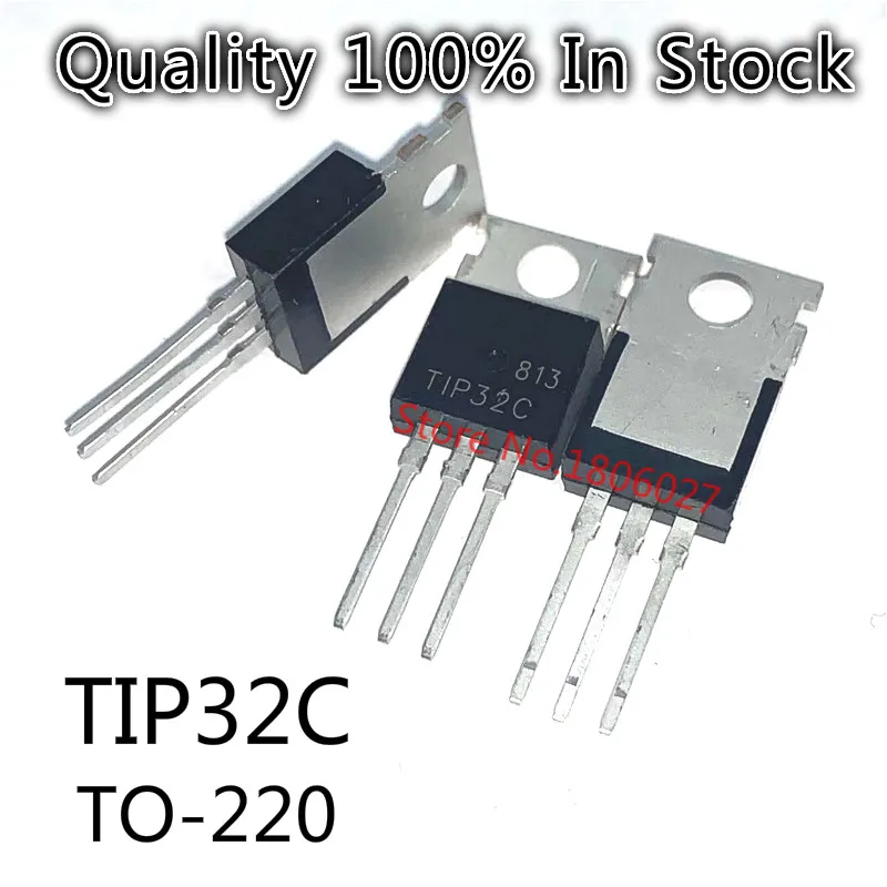 10 шт./лот TIP32C PNP/кремниевый управляемый транзистор/транзистор Дарлингтона TO-220 |