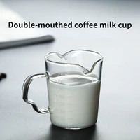 70ml75ml150ml milk jug twin spout pouring coffee cream sauce jug barista craft coffee latte milk frothing jug pitcher