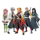 Экшн-фигурки из аниме рассекающий демонов киметсу no yaiba Tanjirou Nezuko, игрушки, фигурки из аниме Kanroji Mitsuri Uzui Tengen, подарки