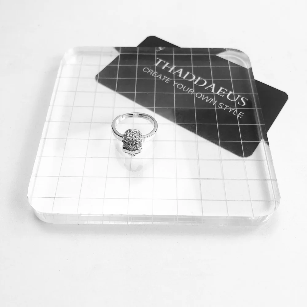 Белое кольцо с черепом модное Ювелирное Украшение в европейском стиле для женщин