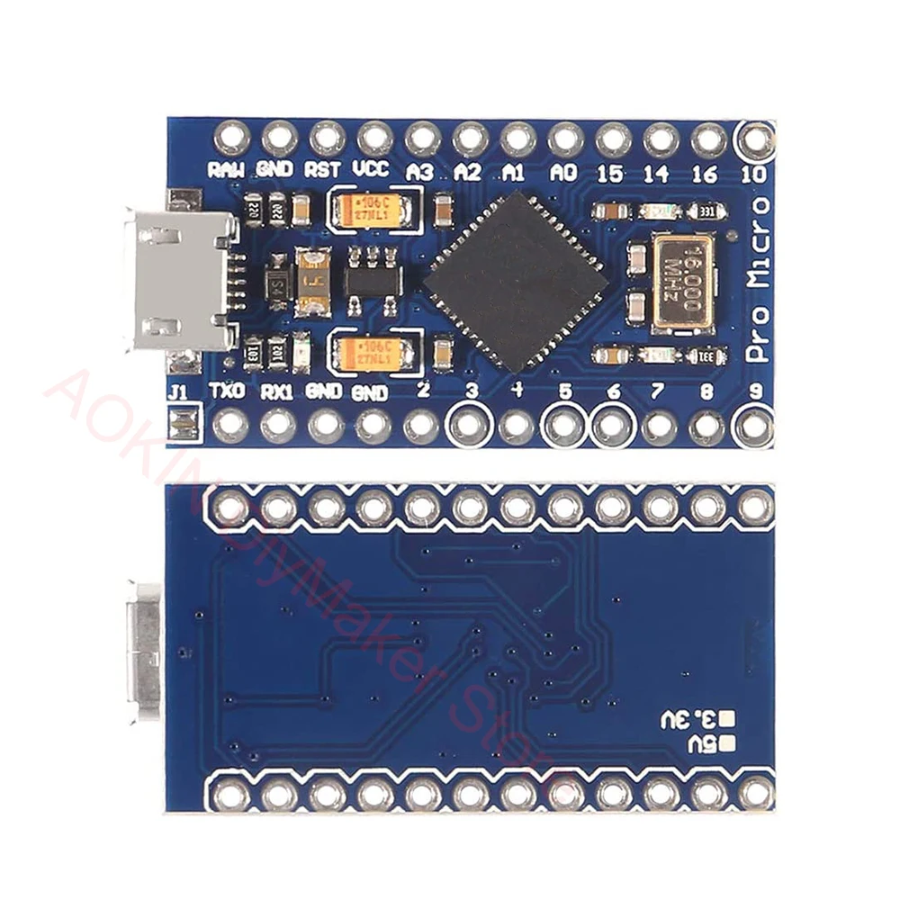 Макетная плата для Arduino Pro Micro Atmega32U4 5 в 16 МГц загрузочное устройство IDE USB с
