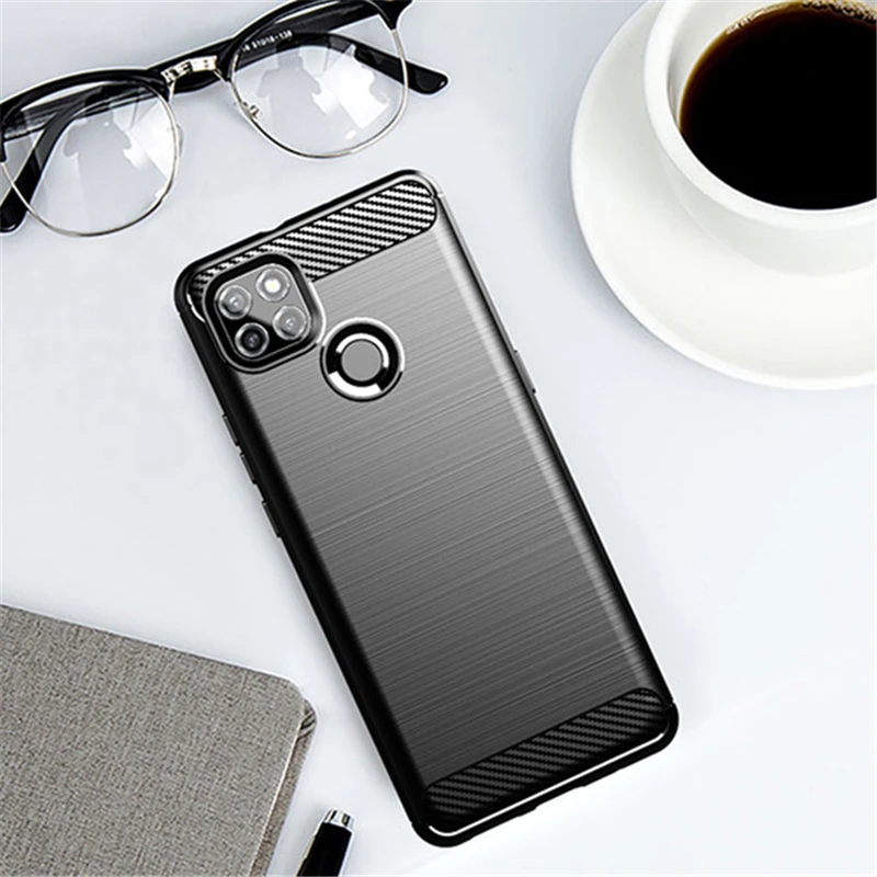 

For Motorola Moto G9 Power Case Bumper Rubber Silicon Carbon Fiber Cover For Motorola G9 Power Phone Case For Moto G9 Power Case