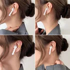 Meetvii Модные анти-потерянные наушники с клипсой Bluetooth наушники Держатели Аксессуары листья цветок Золотая цепочка серьги для Airpods 1 2 3