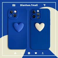 love heart frame bracket phone case for iphone 11 12 13 pro iphone 12 pro max soft silicon back cover