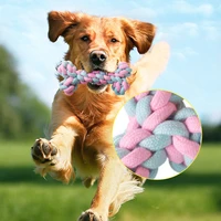 pets dog toy bite resistant cotton ball stick knot rope toy toothbrush interactive dog toys large small chew teeth cleaning toys