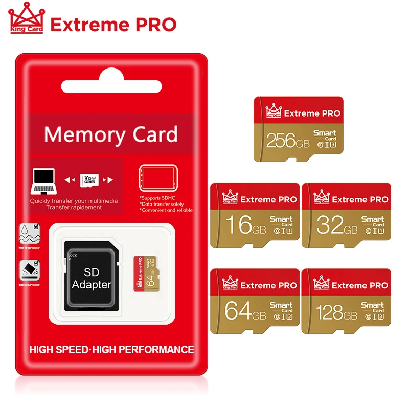 Micro SD TF карта 8 ГБ 16 32 64 Гб 128 класс 10 Флэш память Microsd для смартфона Бесплатный
