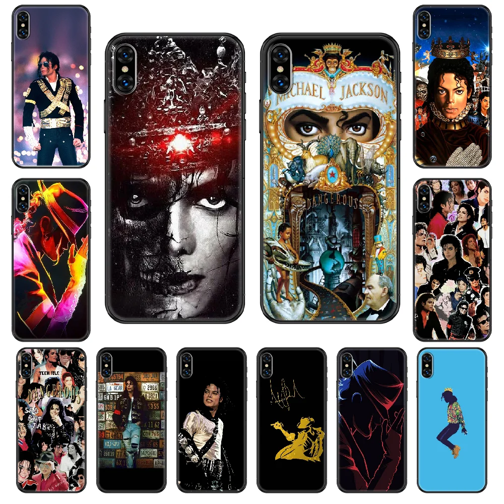 Чехол для телефона с изображением майкла джексона черный чехол из тпу iphone 4 4s 5 5S SE