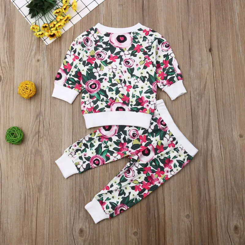 2 шт. Свитшот и длинные штаны для маленьких девочек | Мать ребенок