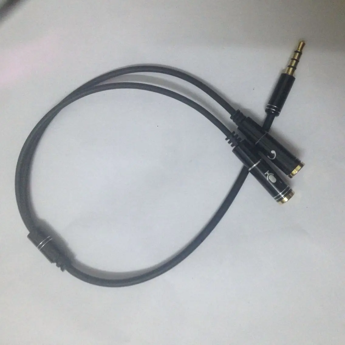 Аудиоразветвитель с разъемом 3 5 мм для наушников и микрофона 4 полюсный