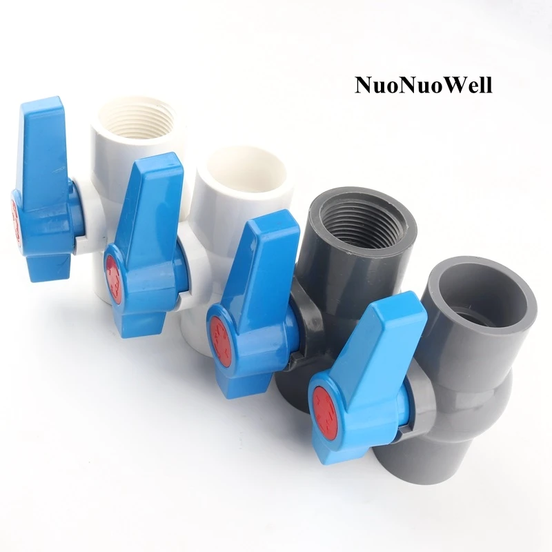 10 шт. маленького размера круглой формы с диаметром 32 мм ПВХ шаровой клапан 1