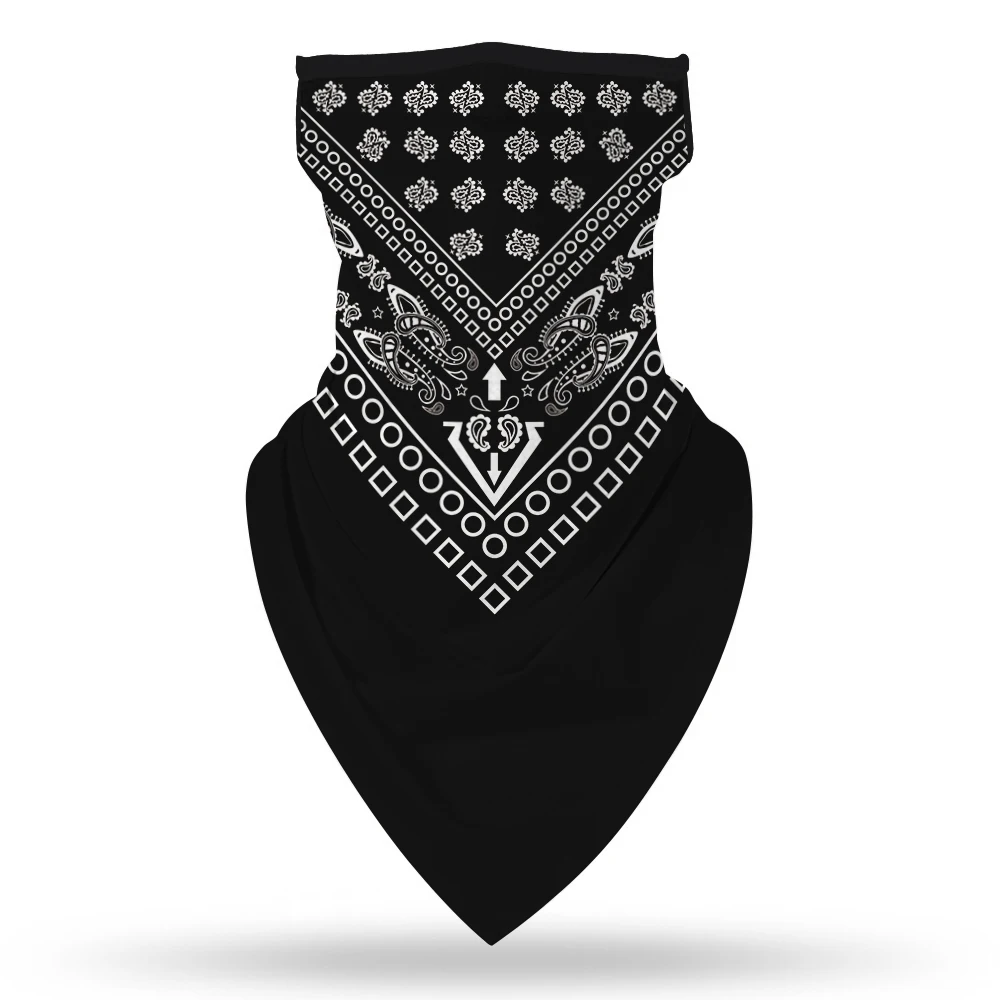 Велосипедные маски для лица Спортивная треугольная бандана клоуна с защитой от