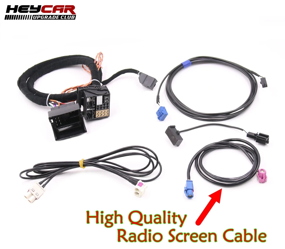 

MIB STD2 ZR NAV Discover Pro Радиопереходник Жгут проводов с кабелем 2–2 для Golf 7 MK7 Passat B8 Tiguan MQB CAR