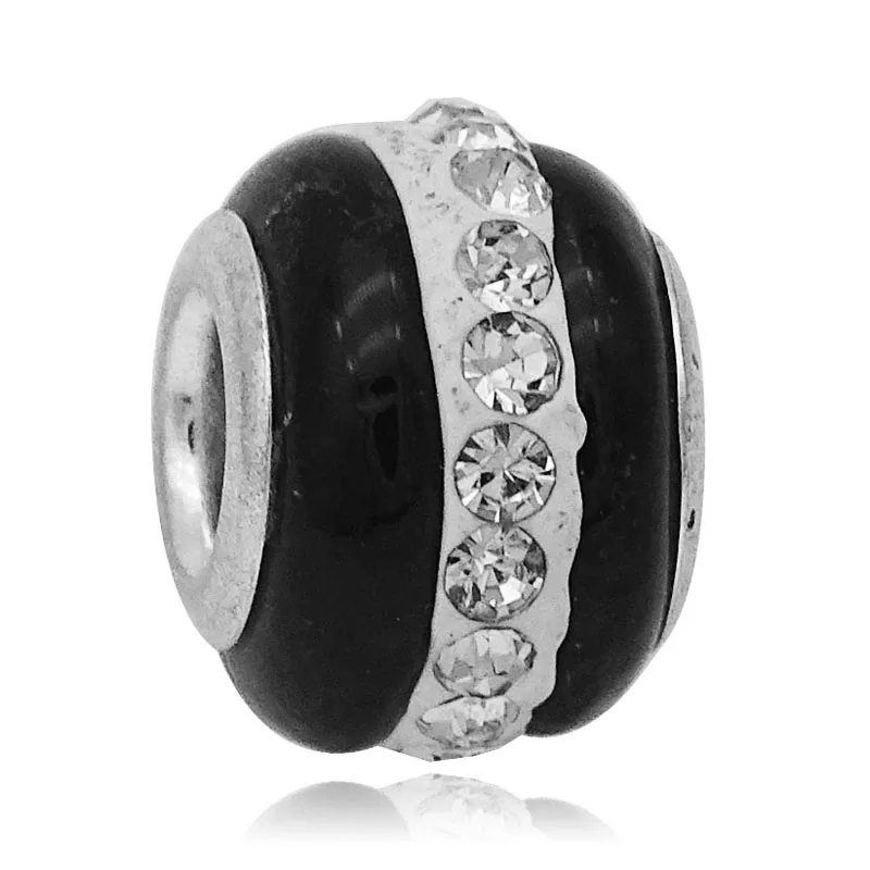 Пузырь граненые бусины стеклянные из хрусталя с большим отверстием шармы