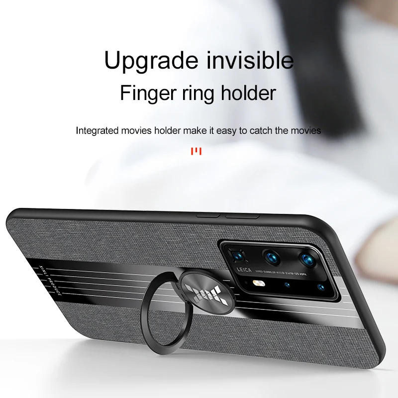 

Phone Case For HUAWEI P20 P30 Lite P40 Pro Cover Business Luxury Knitted fabric honor 8X 9X 20 30 Lite Mate 20 30 Pro Cases
