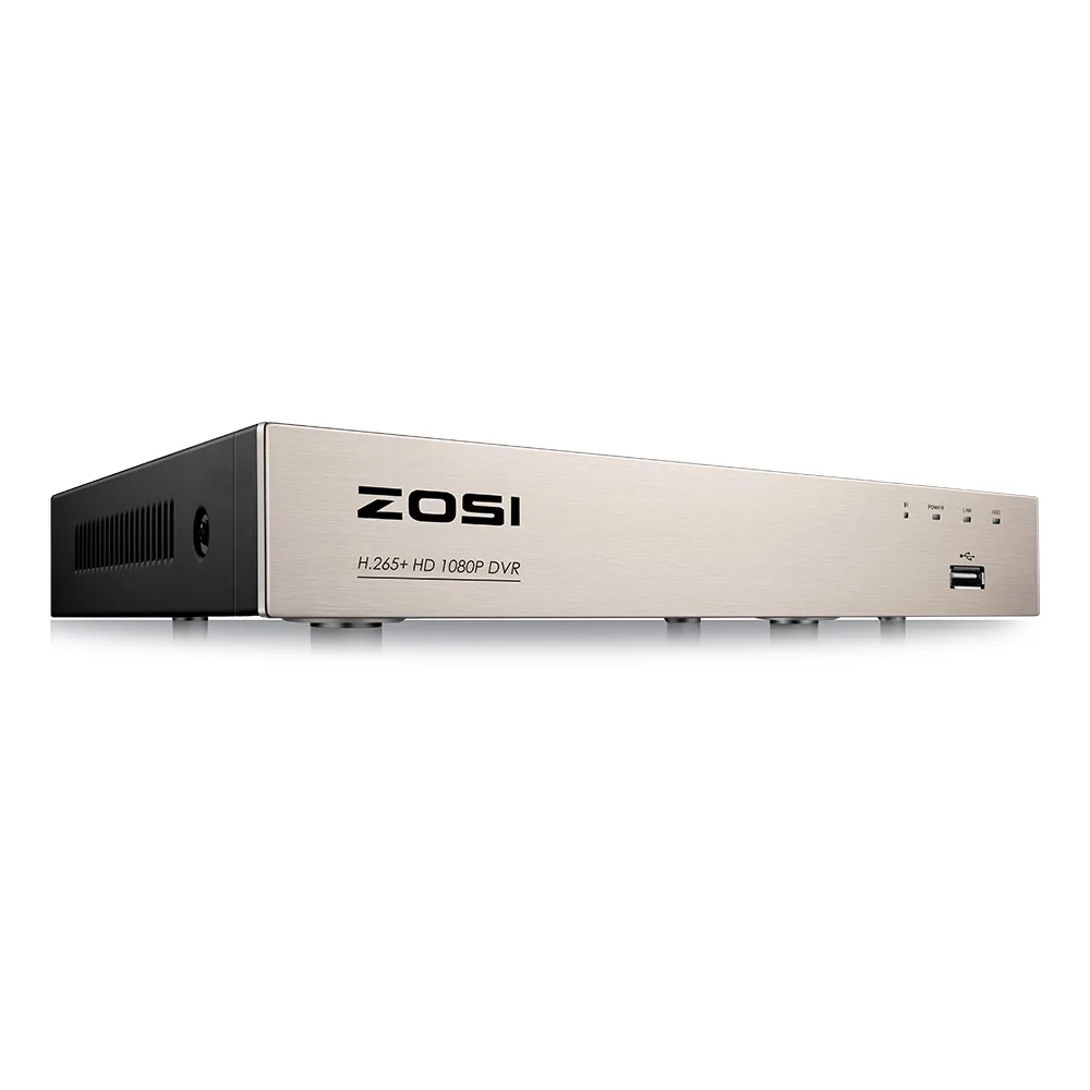 Видеорегистратор ZOSI H.265 + 1080P 4CH TVI Network DVR с датчиком движения бесплатное
