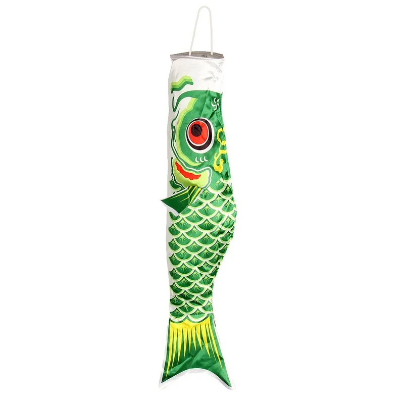 

100cm Koi Nobori Carp Wind Sock Koinobori Fish Kite Flag Hanging Decor